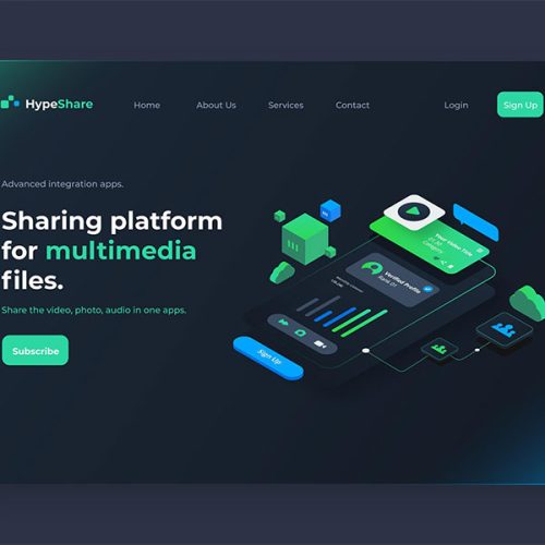 Multimedia Platform Web Design